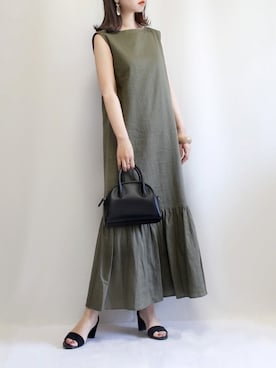 「Rewde（ルゥデ）のアイテム」を使った、haushinkaさん（レディース・157cm）の春コーディネート