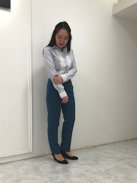 「NARACAMICIE（ナラカミーチェ）のアイテム」を使った、kanamaさん（レディース・157cm）の秋コーディネート
