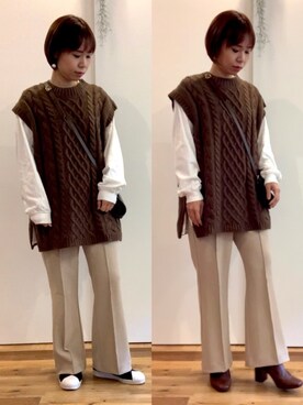 emiさん（レディース・155cm）の冬コーディネート