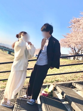 「アイテム（カバーオール）」を使った、たくみさん（メンズ・168cm・10代）の春コーディネート