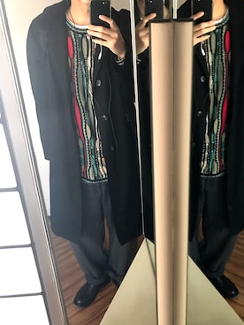 「RRL（ダブル アール エル）のアイテム（ブーツ）」を使った、DiceKさん（メンズ・183cm）の冬コーディネート