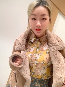 「NOのアイテム（その他アウター）」を使った、Esther🇹🇼さん（レディース・150cm）の冬コーディネート