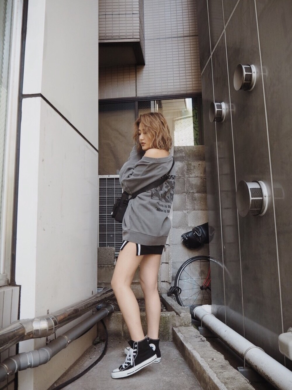 新品未使用タグ付き★GYDA THE BOSSY プルオーバー スウェット ジェイダ THE BOSSY プルオーバー 長袖 スウェット ホワイト GYDA