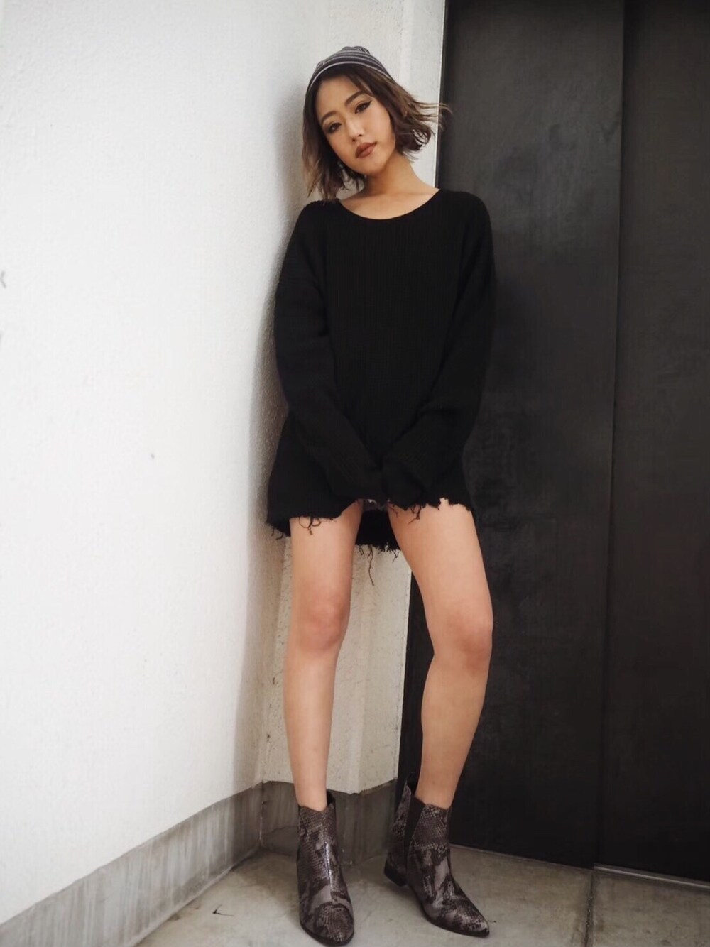 「今日のコーデ、カジュアル、ootd、雨の日コーデ、ラクチンコーデ、GYDA」｜「GYDAのアイテム（トップス、ブラック系）」を使った、numa_gydaさん（レディース・160cm）の夏コーディネートの1枚目の写真