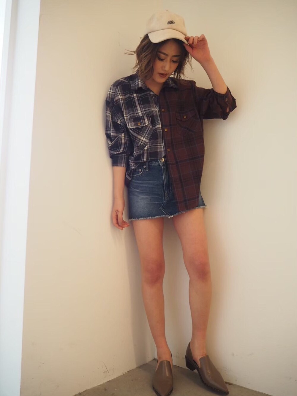 「今日のコーデ、カジュアル、ootd、シャツ、GYDA」｜「GYDAのアイテム（シャツ/ブラウス、ブルー系）」を使った、numa_gydaさん（レディース・160cm）の夏コーディネートの1枚目の写真