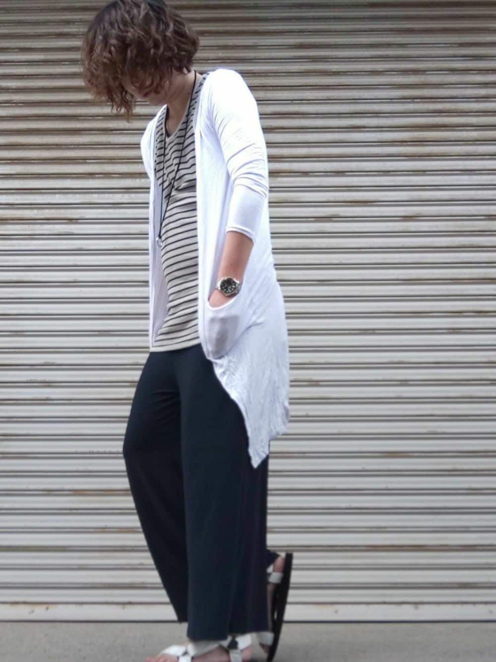 ロングカーディガン 白」の人気ファッションコーディネート - WEAR