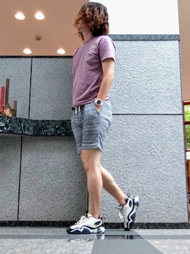 「NIKE Air Flight」｜Teddy bear🧸さん（メンズ・176cm）の夏コーディネート