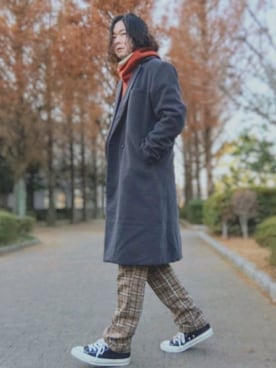 「MONO-MART（モノマート）のアイテム（その他アウター）」を使った、Teddy bear🧸さん（メンズ・177cm）の冬コーディネート