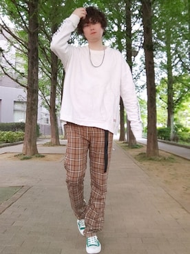 Teddy bear🧸さん（メンズ・177cm）の春コーディネート