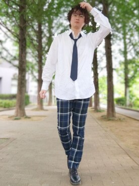 「B.I.D.（ビーアイディー）のアイテム」を使った、Teddy bear🧸さん（メンズ・177cm）の春コーディネート