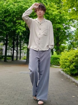 「SPADE（スペード）のアイテム」を使った、Teddy bear🧸さん（メンズ・177cm）の夏コーディネート