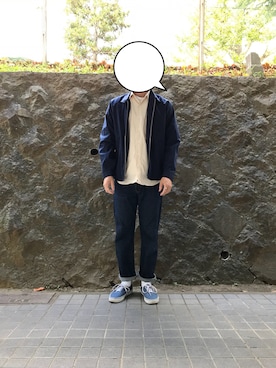 「Scye（サイ）のアイテム（シャツ/ブラウス）」を使った、shunさん（メンズ・175cm）の秋コーディネート