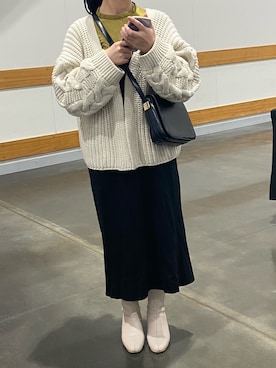 「GOGOSING（ゴゴシング）のアイテム（その他アウター）」を使った、rinnaさん（レディース・158cm）の春コーディネート