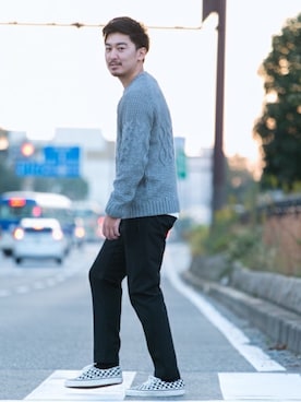 「URBAN RESEARCH Sonny Label（アーバンリサーチサニーレーベル）のアイテム（シューズ）」を使った、nagamine yukiさん（メンズ・175cm）の冬コーディネート