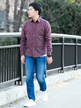 nagamine yukiさん（メンズ・175cm）の冬コーディネート