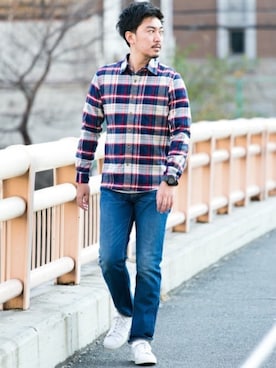 nagamine yukiさん（メンズ・175cm）の冬コーディネート