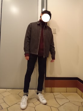 「RAGEBLUE（レイジブルー）のアイテム（その他アウター）」を使った、ひろさん（メンズ・163cm）の冬コーディネート