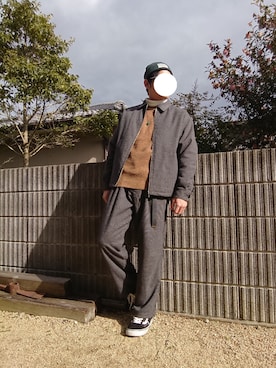 「RAGEBLUE（レイジブルー）のアイテム（その他アウター）」を使った、ひろさん（メンズ・163cm）の冬コーディネート