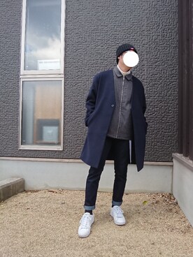 「RAGEBLUE（レイジブルー）のアイテム（その他アウター）」を使った、ひろさん（メンズ・163cm）の冬コーディネート