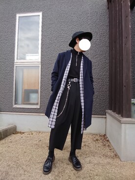 「RAGEBLUE（レイジブルー）のアイテム（その他アウター）」を使った、ひろさん（メンズ・163cm）の冬コーディネート