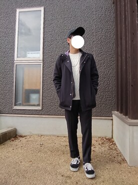 「RAGEBLUE（レイジブルー）のアイテム（その他アウター）」を使った、ひろさん（メンズ・163cm）の冬コーディネート