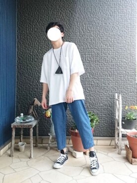 「Dr. Martens（ドクターマーチン）のアイテム（財布/小物）」を使った、ひろさん（メンズ・163cm）の春コーディネート