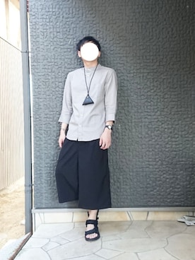 「Dr. Martens（ドクターマーチン）のアイテム（財布/小物）」を使った、ひろさん（メンズ・163cm）の夏コーディネート