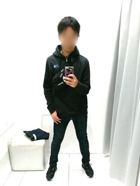 「EVEREST（エベレスト）のアイテム」を使った、紅茶バウムさん（メンズ・179cm）の秋コーディネート