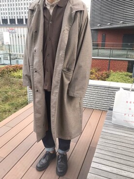 「CIAOPANIC（チャオパニック）のアイテム（その他アウター）」を使った、やどかりさん（メンズ・167cm）の春コーディネート