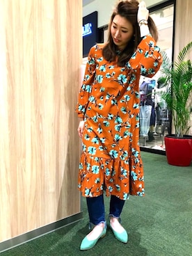 「ヴィンテージワンピース」｜ORientalTRaffic 三井アウトレットパーク札幌北広島店さん（レディース・168cm）の春コーディネート