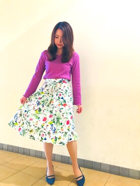 ORientalTRaffic 三井アウトレットパーク札幌北広島店さん（レディース・156cm）の春コーディネート