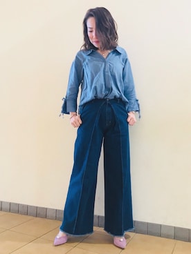 ORientalTRaffic 三井アウトレットパーク札幌北広島店さん（レディース・162cm）の春コーディネート