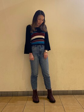 「ニツト」｜ORientalTRaffic 三井アウトレットパーク札幌北広島店さん（レディース・160cm）の秋コーディネート