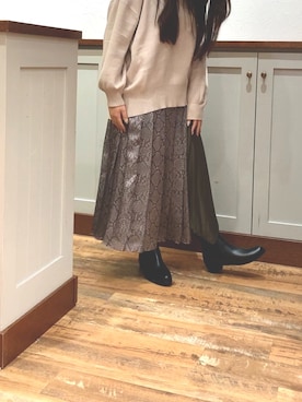 「アイテム（レインシューズ）」を使った、ORientalTRaffic 三井アウトレットパーク札幌北広島店さん（レディース・160cm）の秋コーディネート