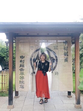 「宇治」｜Jenny Huangさん（レディース・158cm）の夏コーディネート