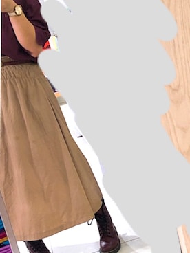 「Honeys（ハニーズ）のアイテム（その他トップス）」を使った、aoiさん（レディース・152cm）の秋コーディネート