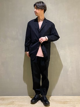 「th（ティー エイチ）のアイテム」を使った、mizukiさん（メンズ・176cm）の春コーディネート