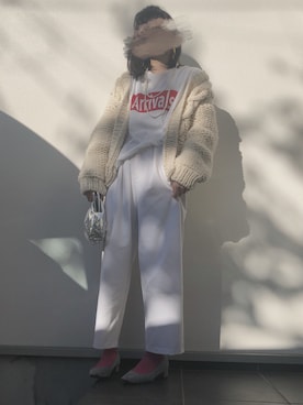 「アイテム（イヤリング）」を使った、nachiさん（レディース・158cm・20代）の秋コーディネート