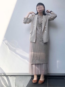 nachiさん（レディース・157cm）の春コーディネート
