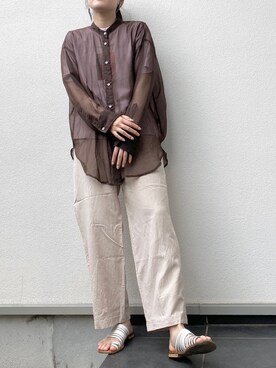 「アイテム（イヤリング）」を使った、nachiさん（レディース・157cm・20代）の夏コーディネート