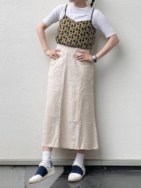 「extra　XⅢ（エクストラサーティーン）のアイテム」を使った、nachiさん（レディース・157cm）の夏コーディネート