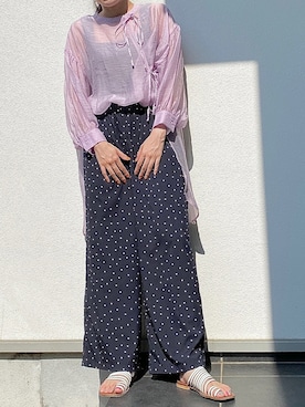 nachiさん（レディース・157cm）の夏コーディネート