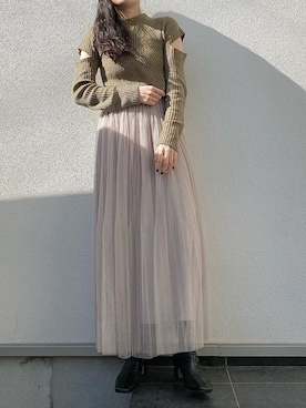 nachiさん（レディース・156cm）の冬コーディネート