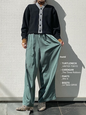 nachiさん（レディース・156cm）の冬コーディネート