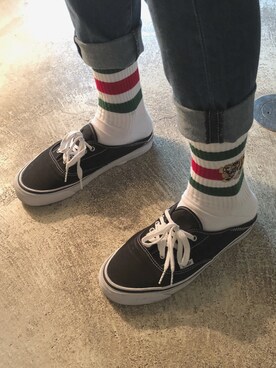 「1017 ALYX 9SM（アリクス）のアイテム（スニーカー）」を使った、tomo______43さん（メンズ・172cm）の春コーディネート