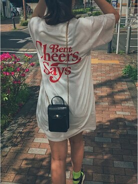 「amelier MAJESTIC LEGON（アメリエルマジェスティックレゴン）のアイテム」を使った、N.さん（レディース・160cm）の春コーディネート