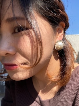 「LA BELLE ETUDE（ラベルエチュード）のアイテム（アクセサリー）」を使った、おみそさん（レディース・159cm）の春コーディネート