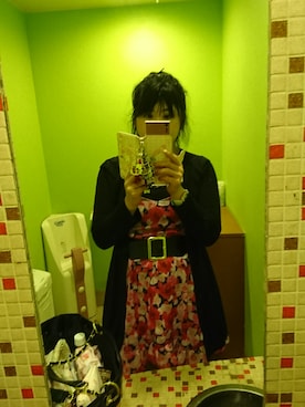「MA*RS（アメーバーマーズ）のアイテム（ワンピース/ドレス）」を使った、るなさん（レディース・163cm）の春コーディネート
