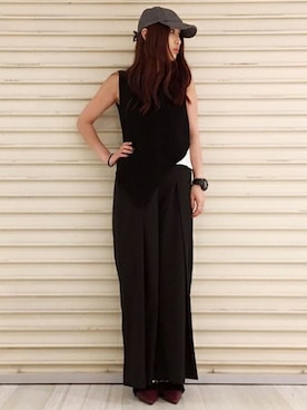 SATOMIさん（レディース・161cm）の秋コーディネート