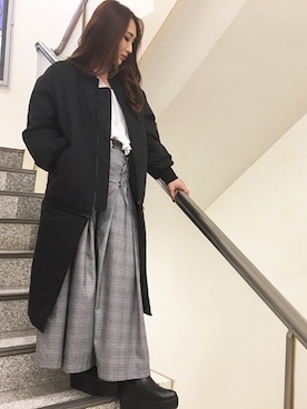 SATOMIさん（レディース・161cm）の秋コーディネート